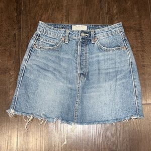 Free People Denim Skirt